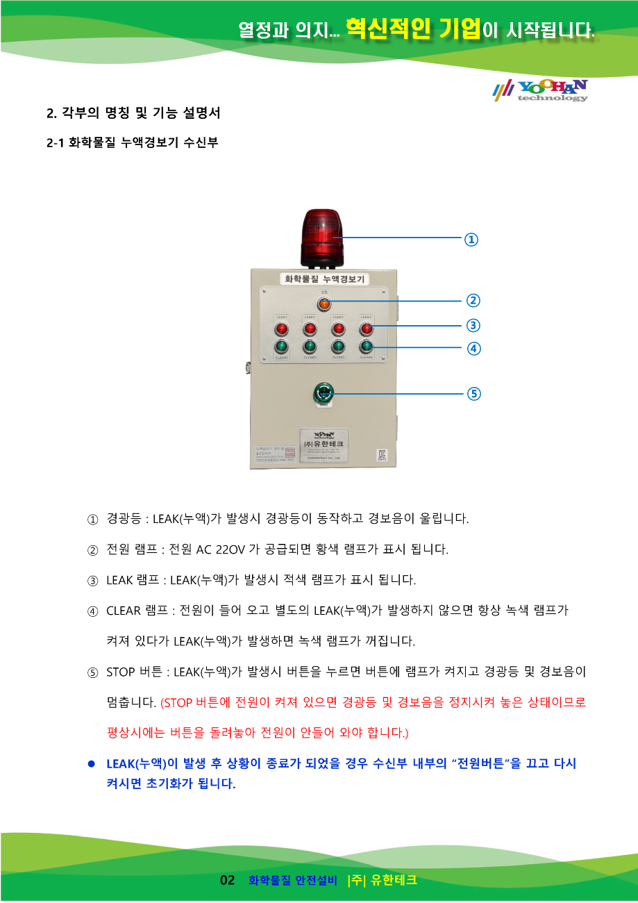 YH-100L 누액 경보 수신기 사용설명서(1.0)_페이지_3.png